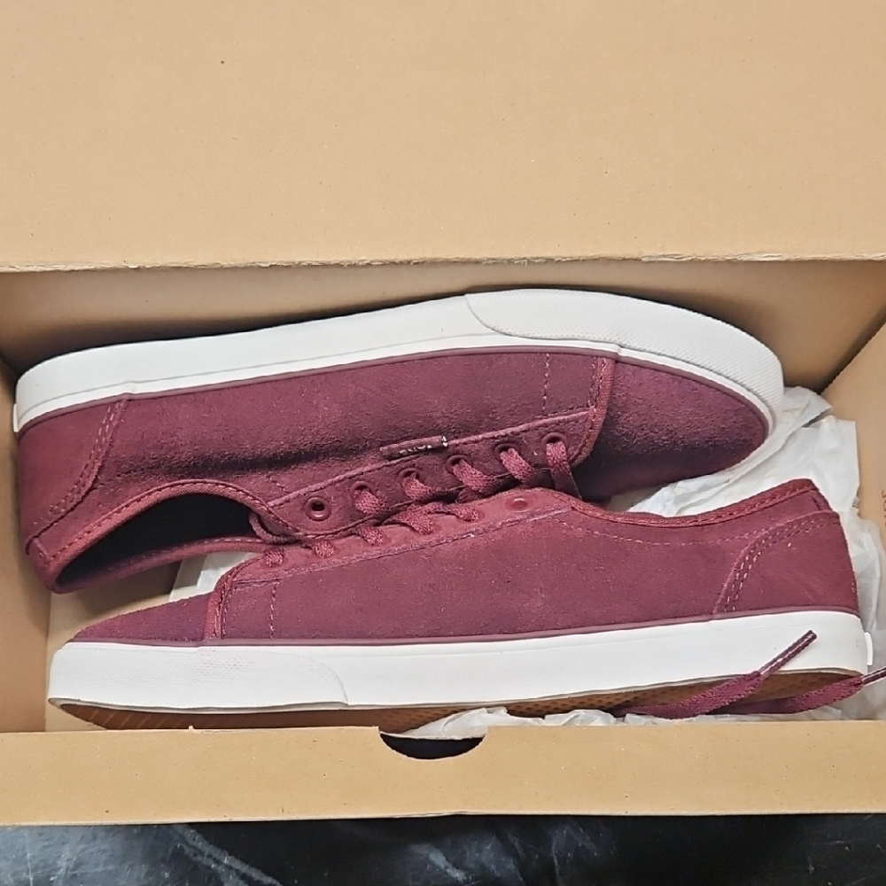 Burgundy Vans